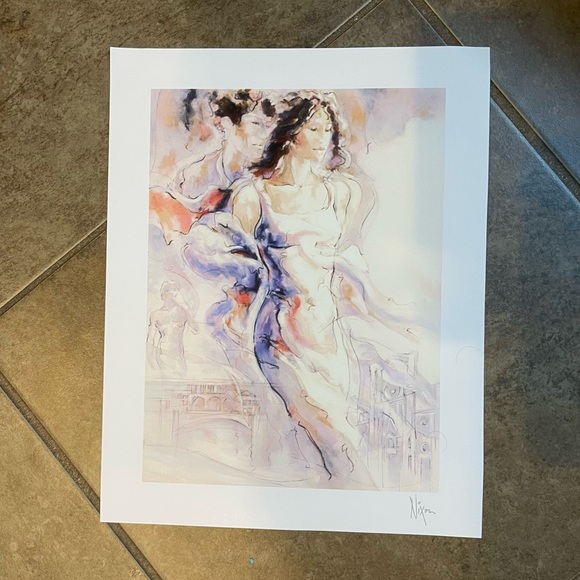 Peter Nixon seriolithograph art print “Memories of Florence” archival paper - Picture 1 of 3